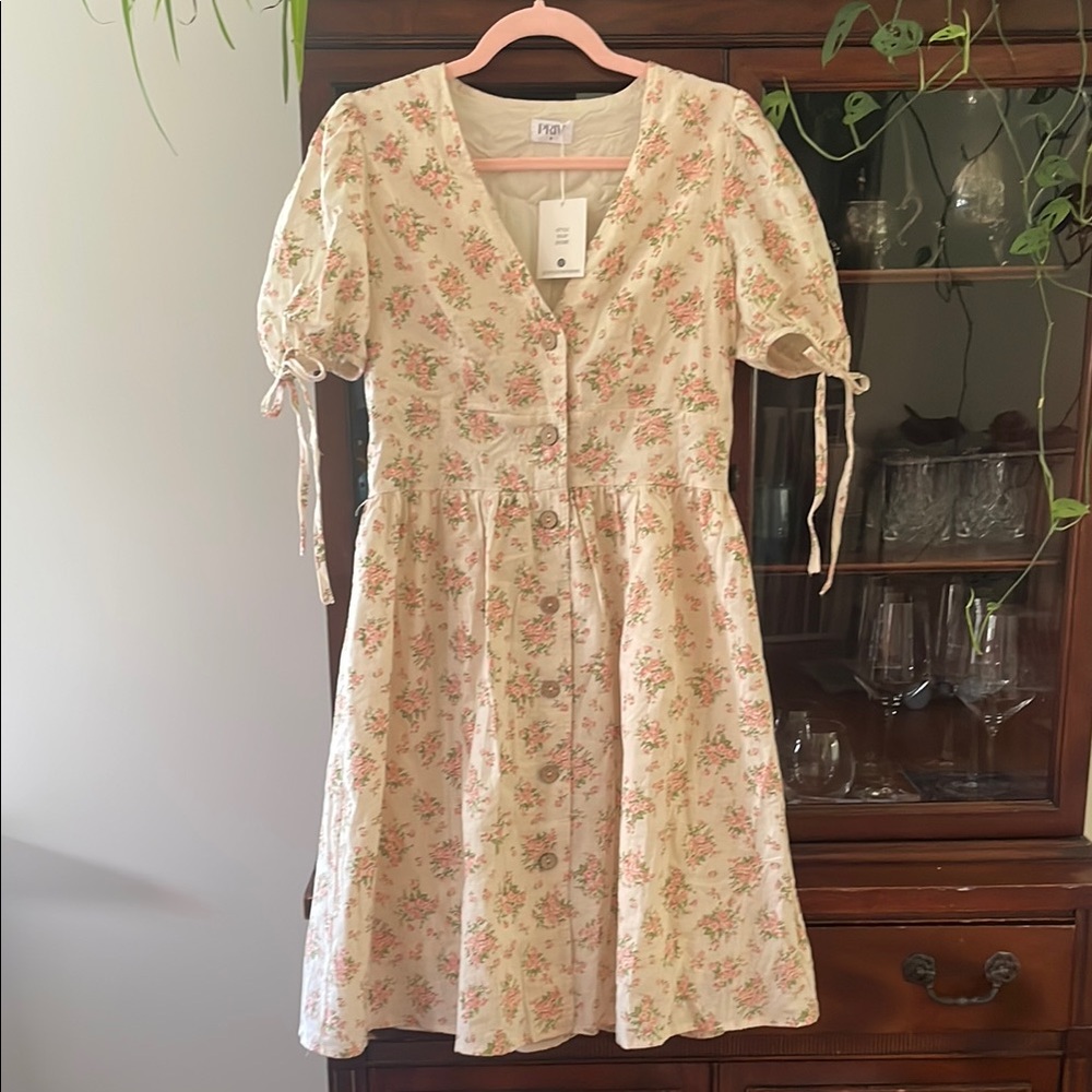 Floral Button-Down Dress